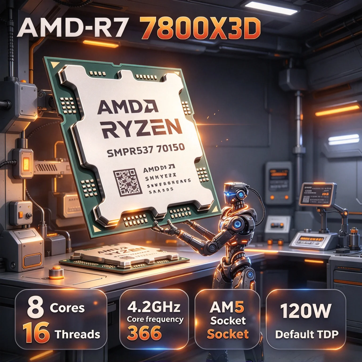 Amd Cpu Ryzen 7 - NEUER AMD Ryzen 7 7800X3D X3D