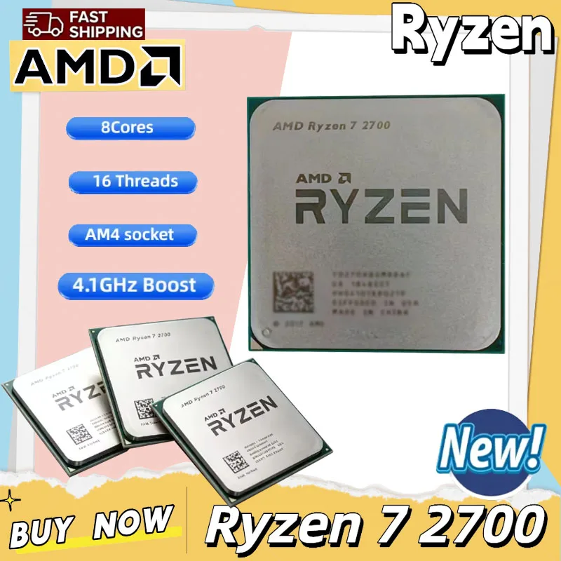 Amd Cpu Ryzen 7 - AMD Ryzen 7 2700 Desktop-CPU 8-Kern