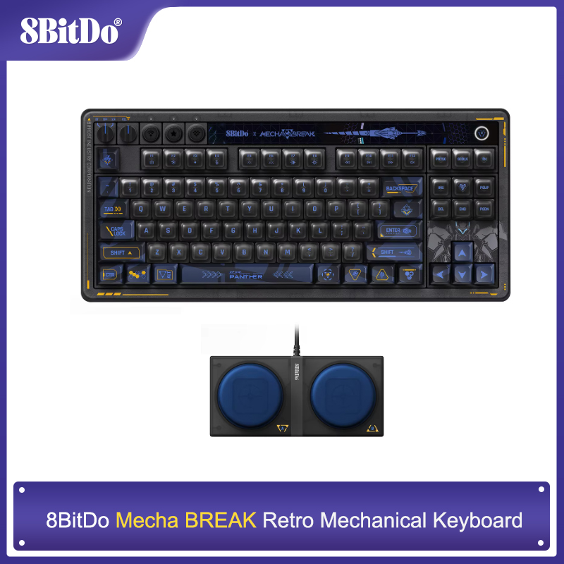 Gaming Keyboard Hot Swappable - 8BitDo Retro 87 mechanische Tastatur –