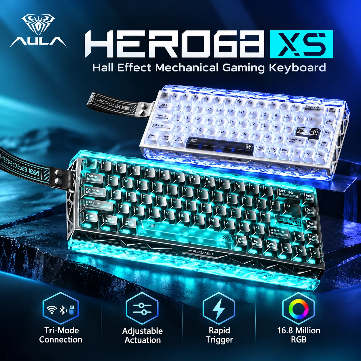 AULA Hero68 XS Hall-Effekt-Gam – Gaming Keyboard Nearby Bewertung und Preis