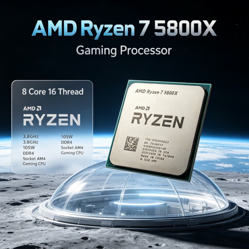 AMD R7 5800X Ryzen 7 AM4 Proze – Amd Cpu Ryzen 7 Bewertung und Preis