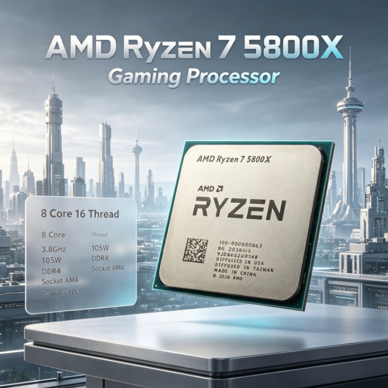 AMD R7 5800X Ryzen 7 AM4 Proze – Amd Cpu Ryzen 7 Bewertung und Preis