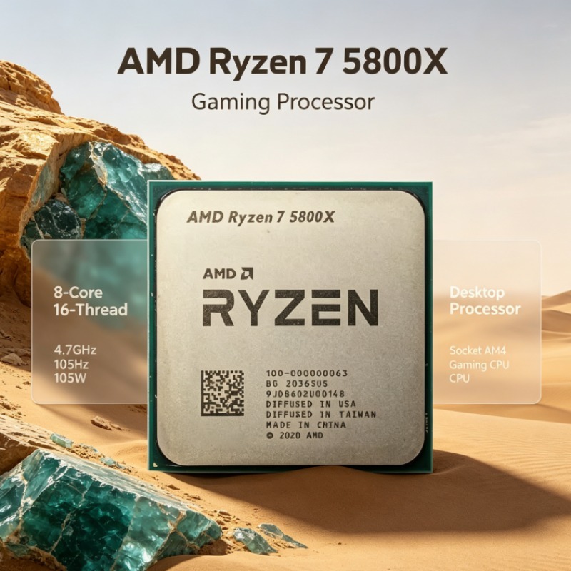 AMD R7 5800X Ryzen 7 AM4 Proze – Amd Cpu Ryzen 7 Bewertung und Preis