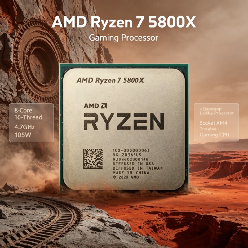 AMD R7 5800X Ryzen 7 AM4 Proze – Amd Cpu Ryzen 7 Bewertung und Preis